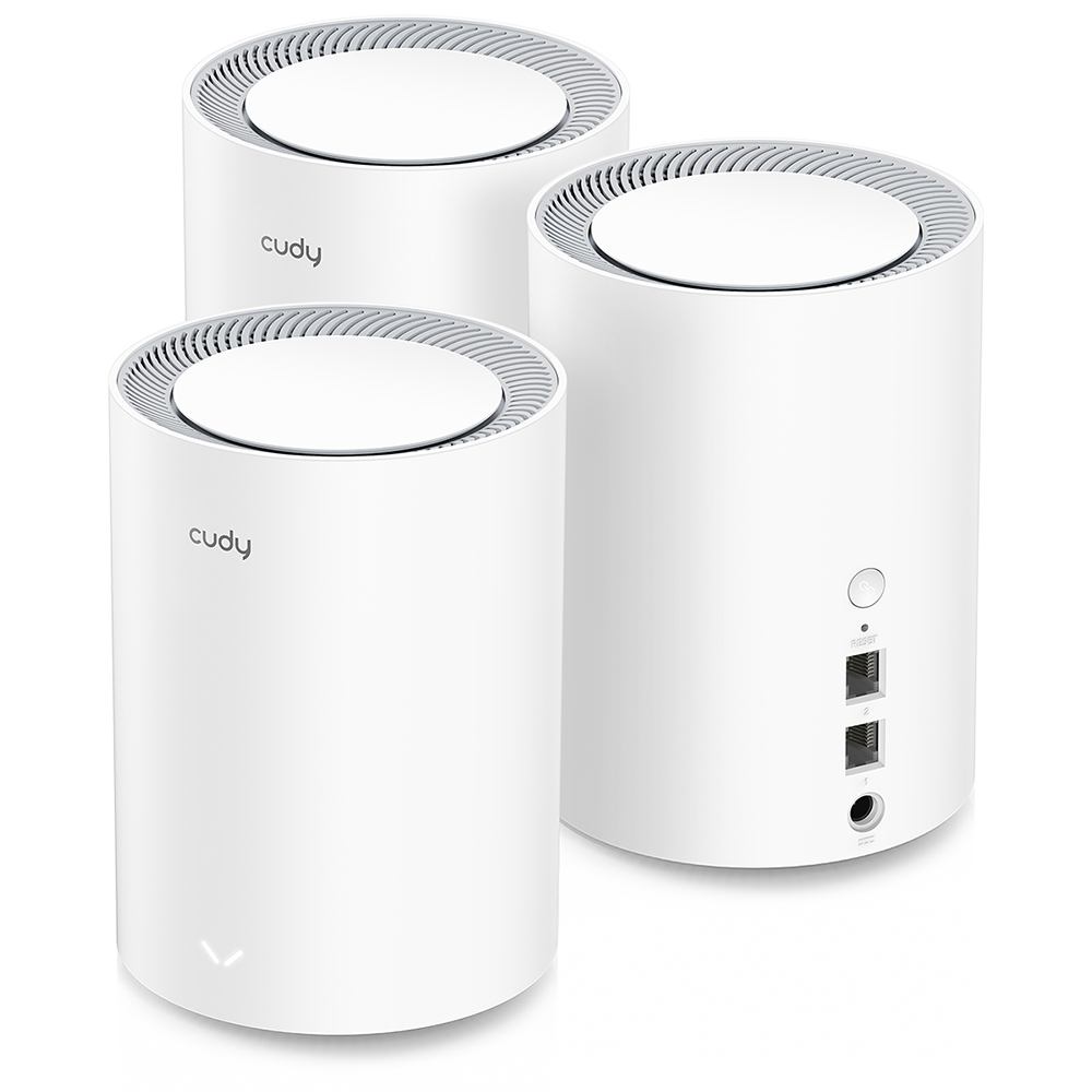 Mesh Solution Cudy M1800 3-pk AX1800 Gigabit Wi-Fi 6 2.5G