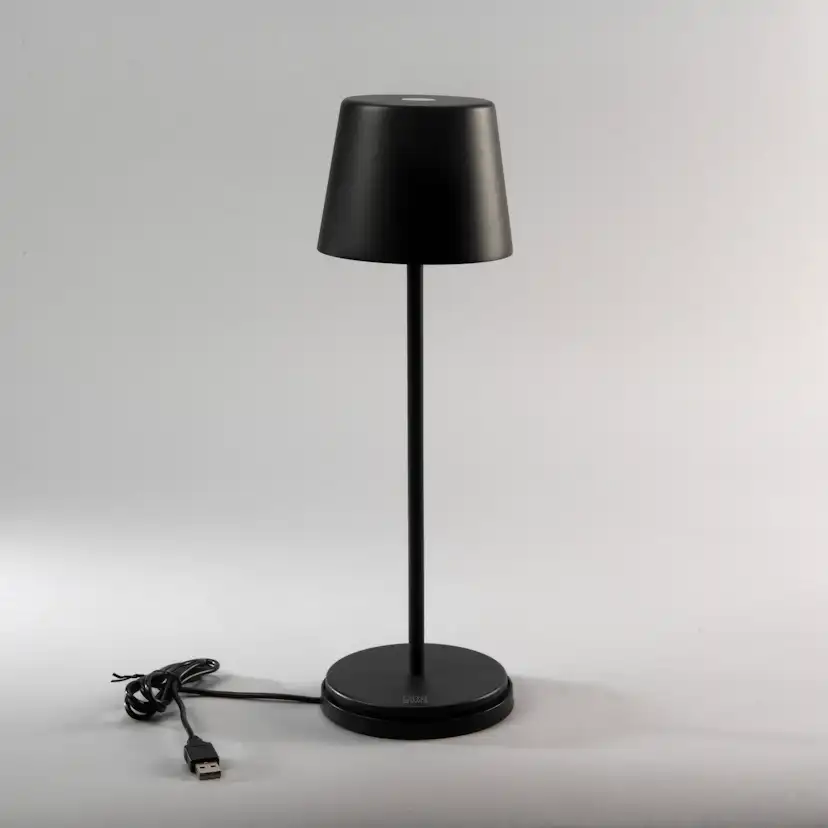 Bordslampa Gnosjö Konstsmide Vence USB Portabel