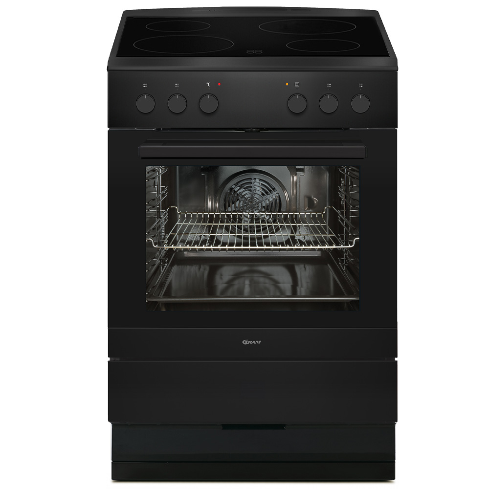 Glaskeramikspis GRAM EK 5600-90 VF MB Svart