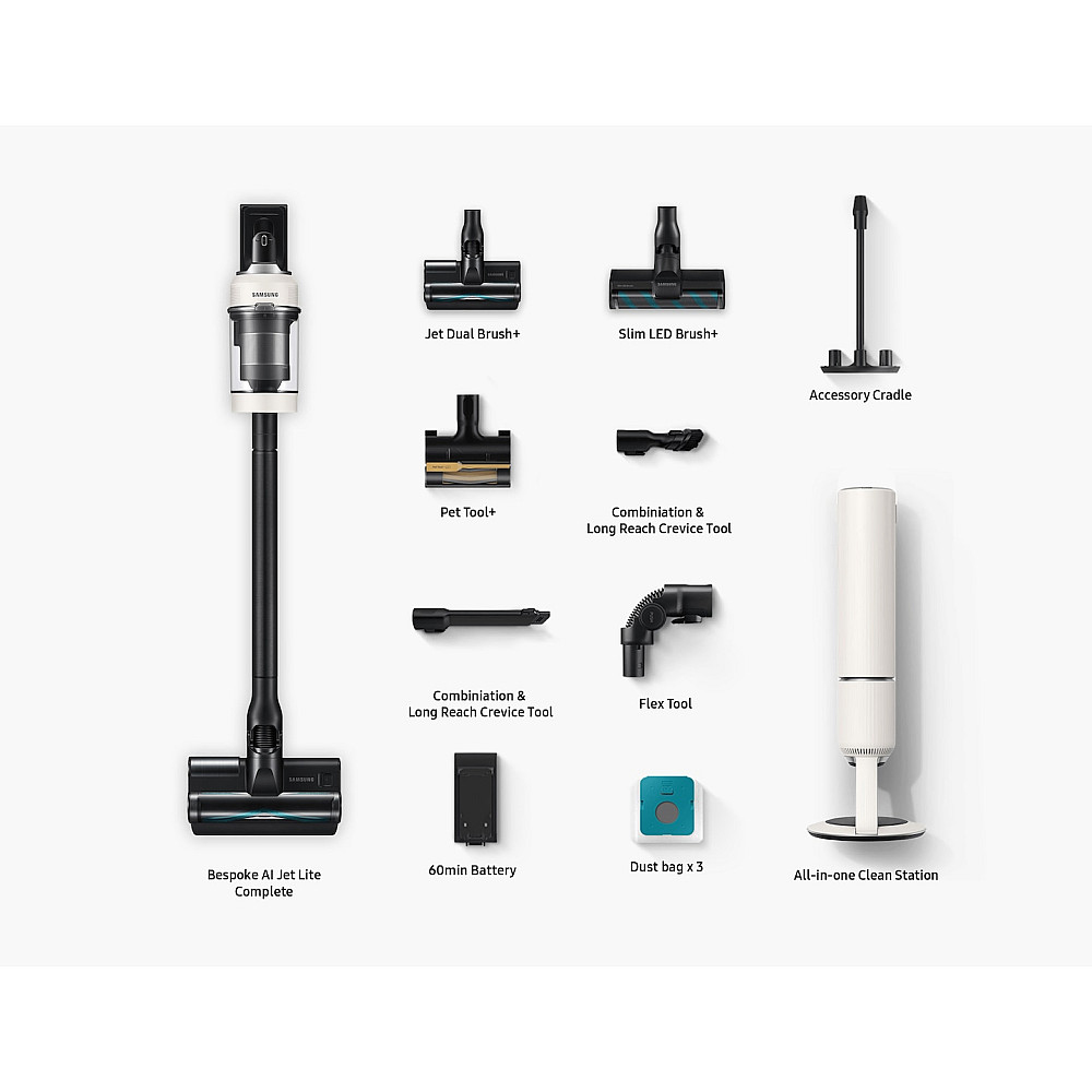 Skaftdammsugare Samsung VS80F28DFP/WA Bespoke
