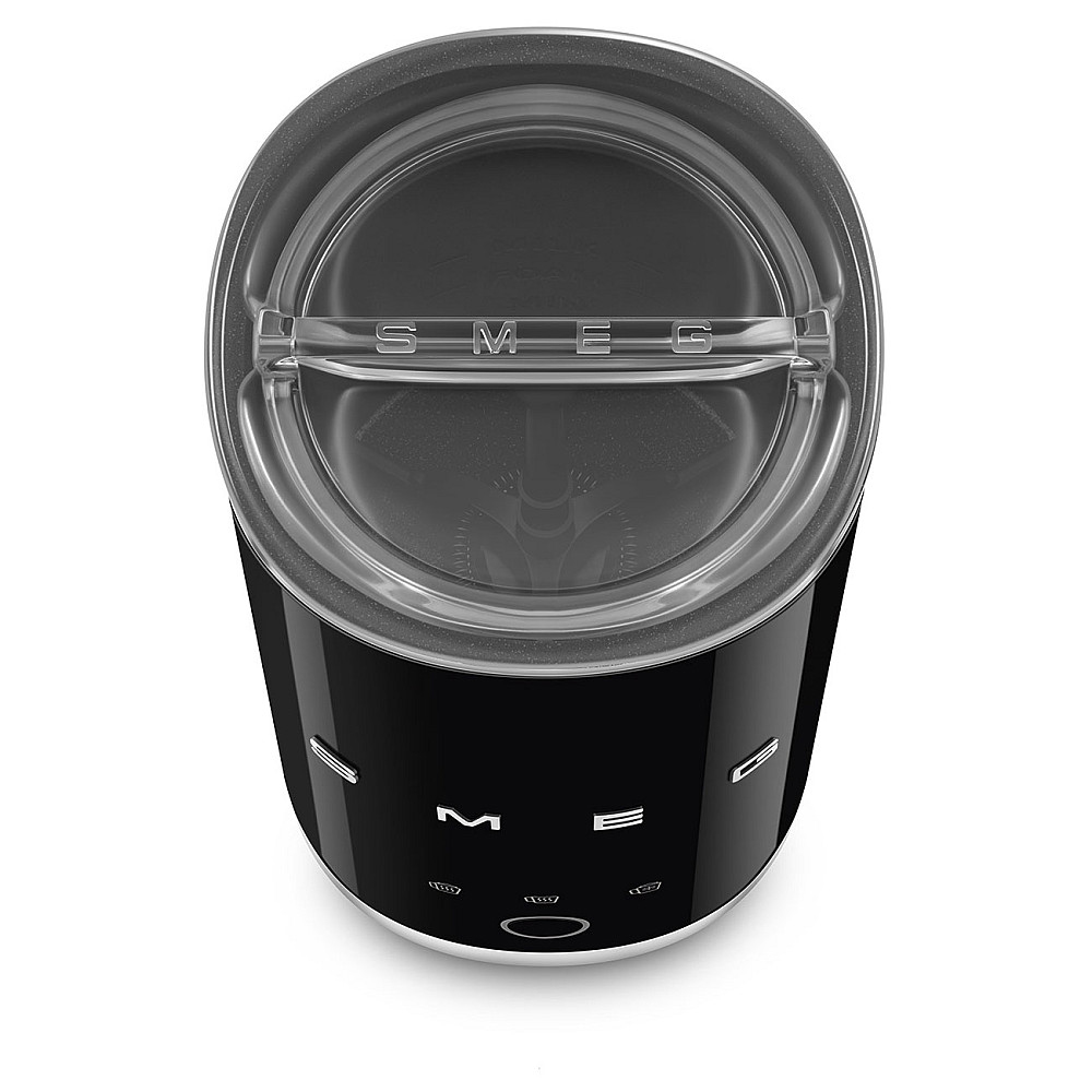 Mini Mjölkskummare Smeg MFF02BLEU Svart högblank