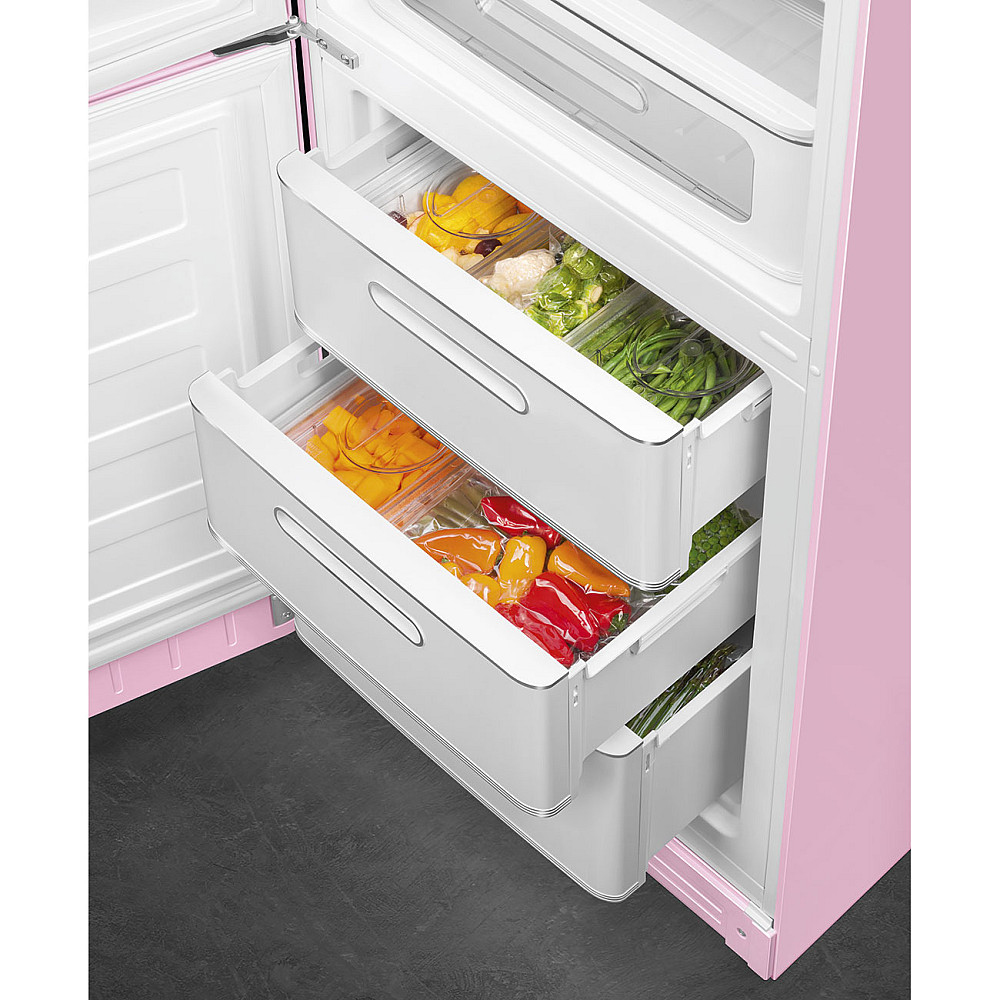 Kombinerad Kyl/Frys Smeg FAB32LPK6 Rosa 50's Style