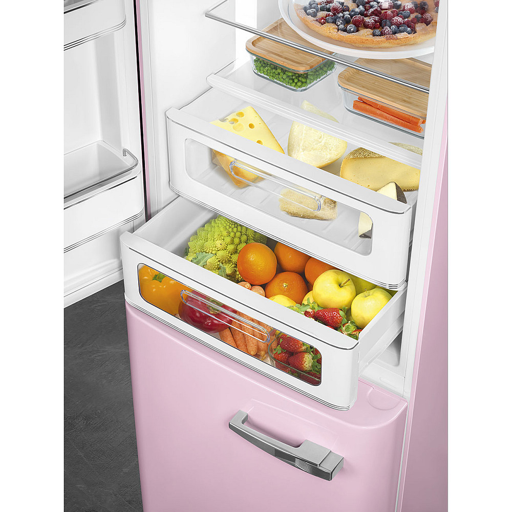 Kombinerad Kyl/Frys Smeg FAB32LPK6 Rosa 50's Style