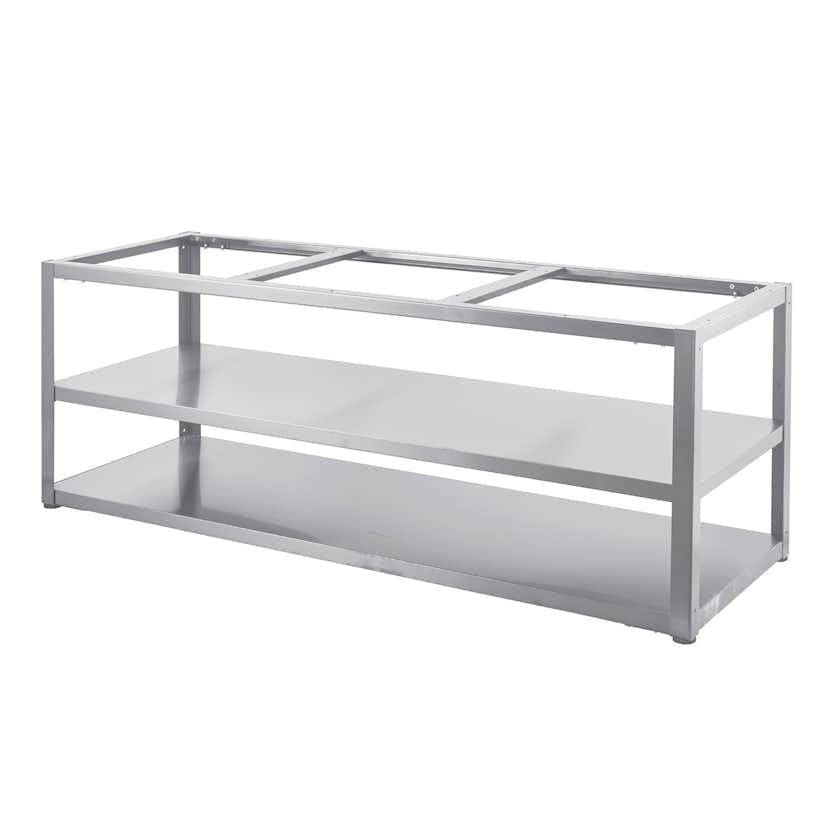 Basmodul MyOutdoorKitchen Nordic Line 180 cm för 3 moduler Rostfri