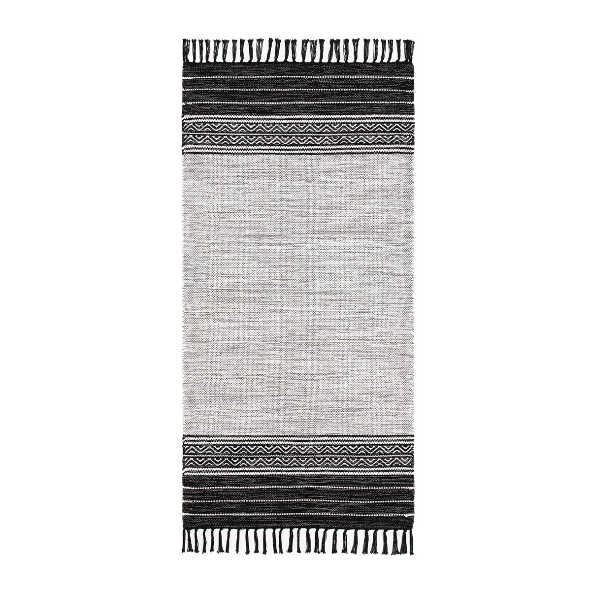 Trasmatta KM Carpets Grundsund Svart, Mått: 60x110 cm