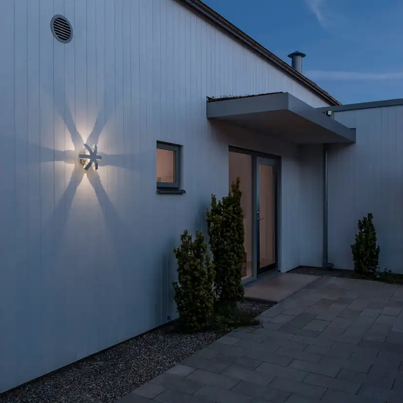 Vägglykta Gnosjö Konstsmide Pescara Stjärna LED 3W