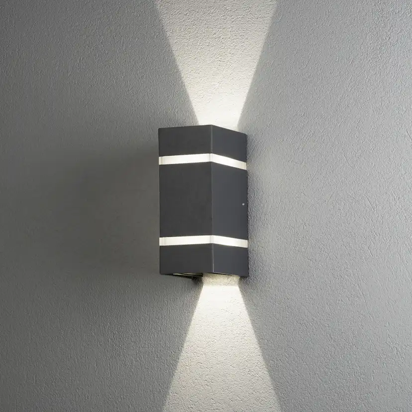 Vägglykta Gnosjö Konstsmide Cremona Upp/Ned 2x3W High Power LED
