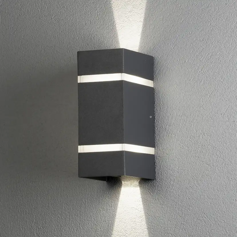 Vägglykta Gnosjö Konstsmide Cremona Upp/Ned 2x3W High Power LED
