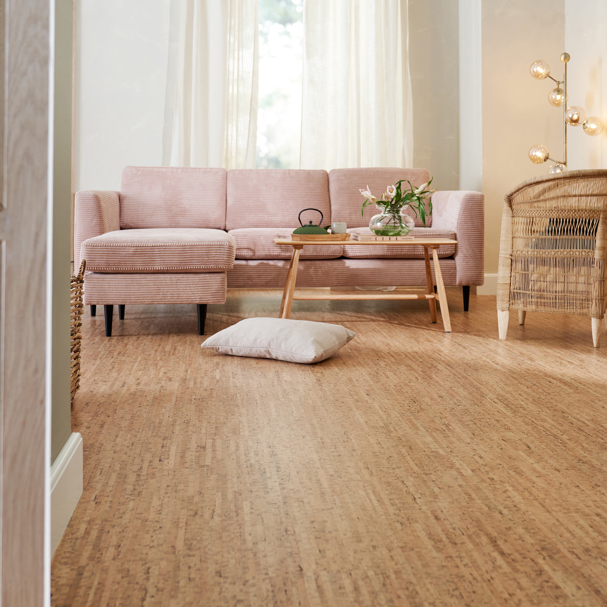 Korkgolv Wicanders Cork Start- Traces Natural