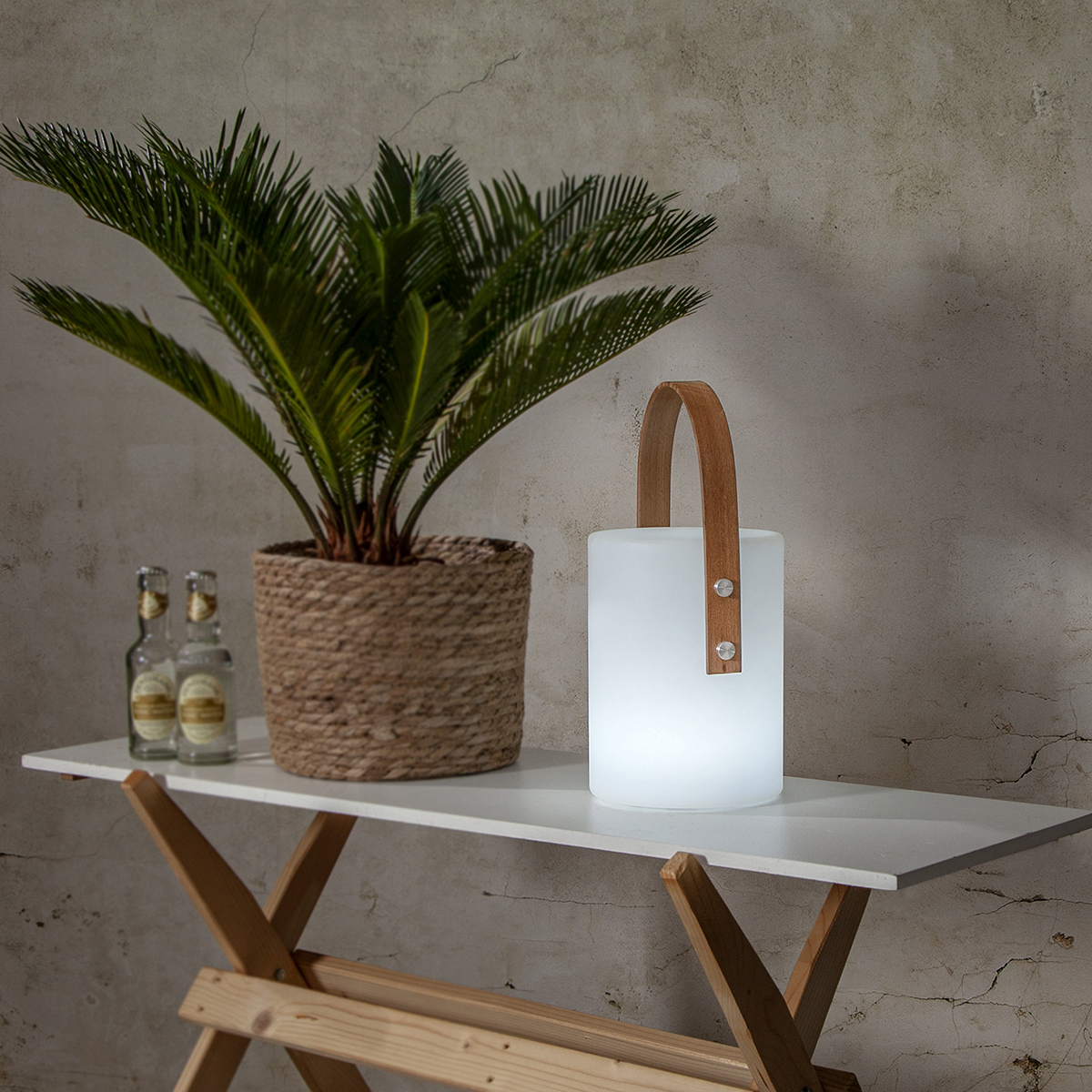 Uppladdningsbar Lampa Star Trading Lykta Lucie LED