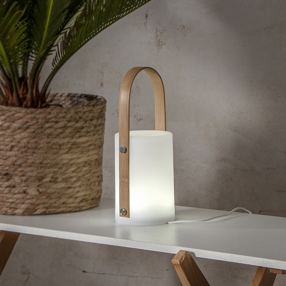 Uppladdningsbar Lampa Star Trading Lykta Lisa LED