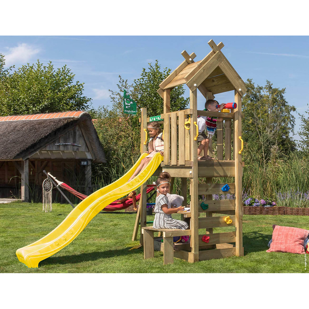 Lektorn Jungle Gym Teepee Rutschkana Gul