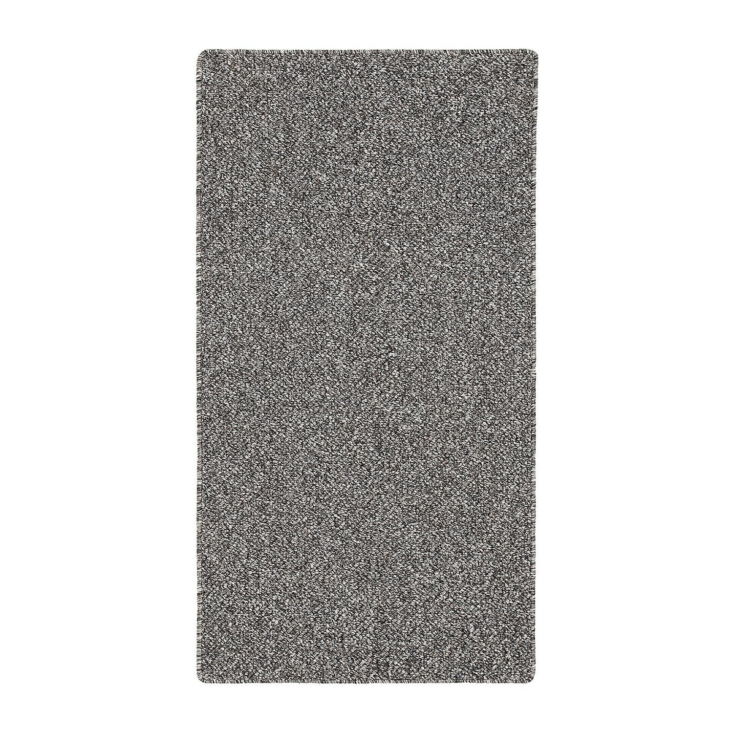 Flatvävd Matta KM Carpets Poseidon Antracit, Mått: 80x150 cm