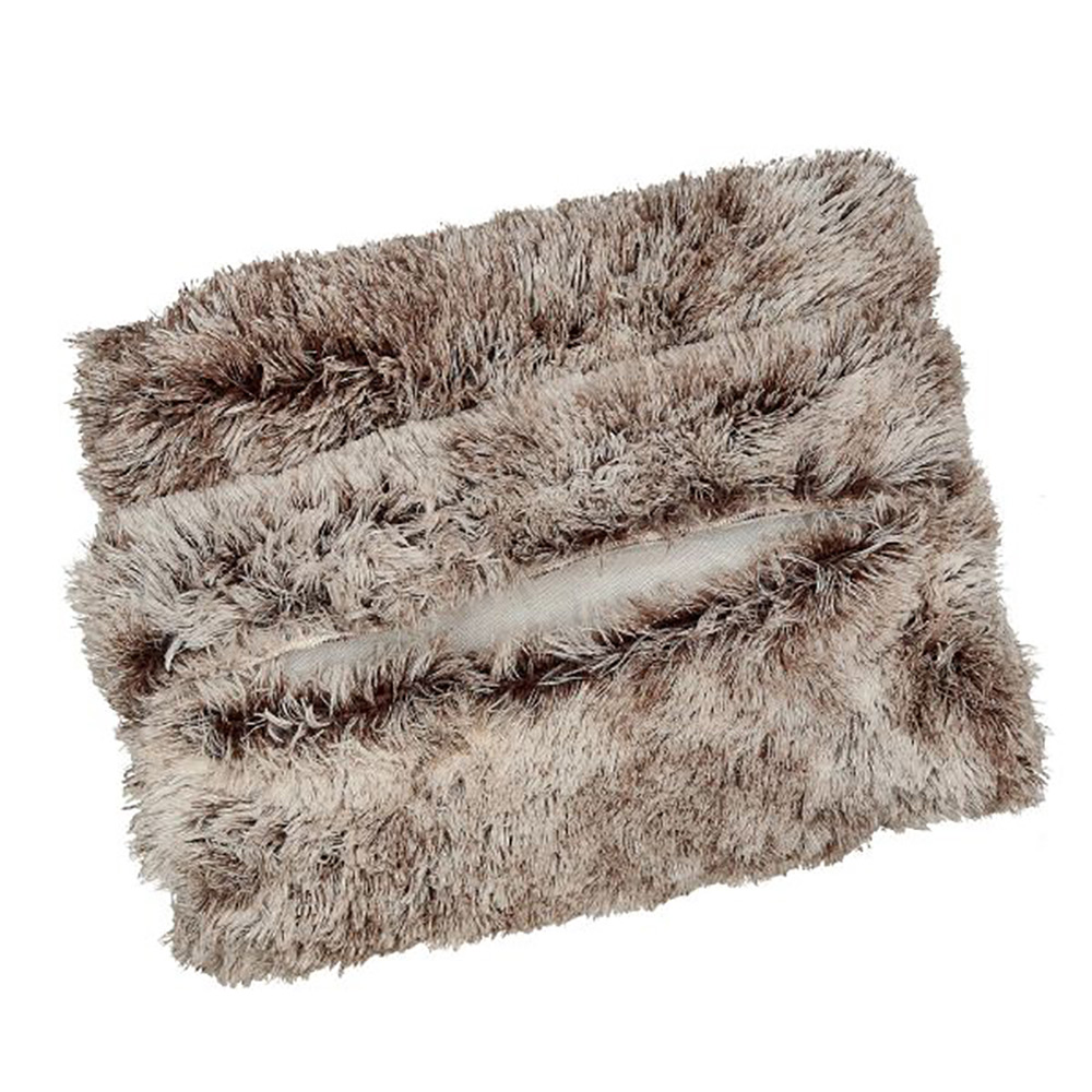 Elementsäng Dogman Fluffy grå Färg Beige