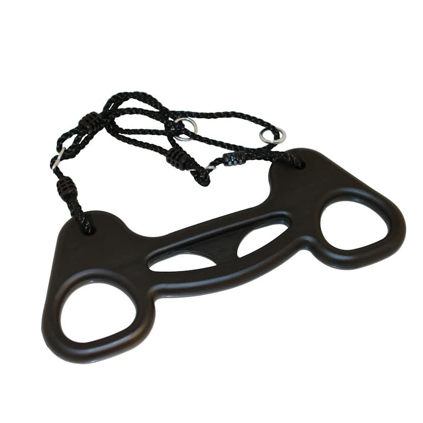 Trapetsgunga Nordic Play Plast med Rep Svart