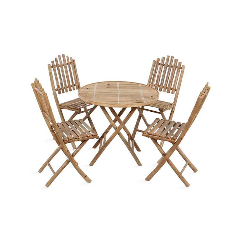 Matgrupp VidaXL Bambu