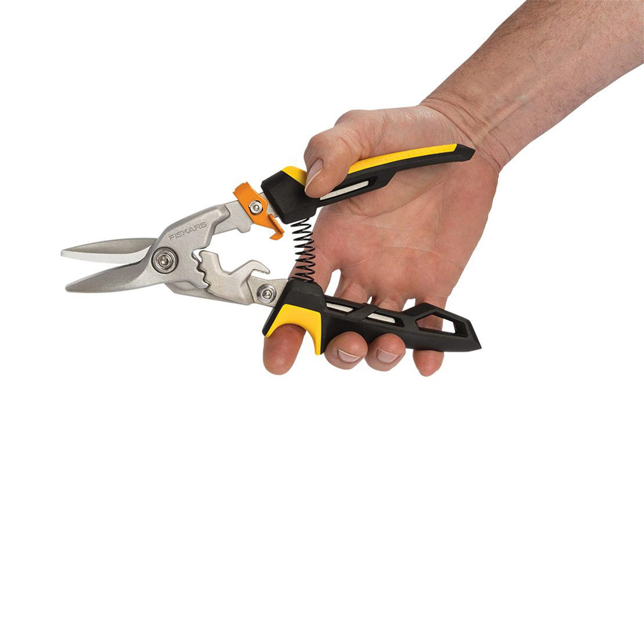 Plåtsax Fiskars Powergear Rakt Skär