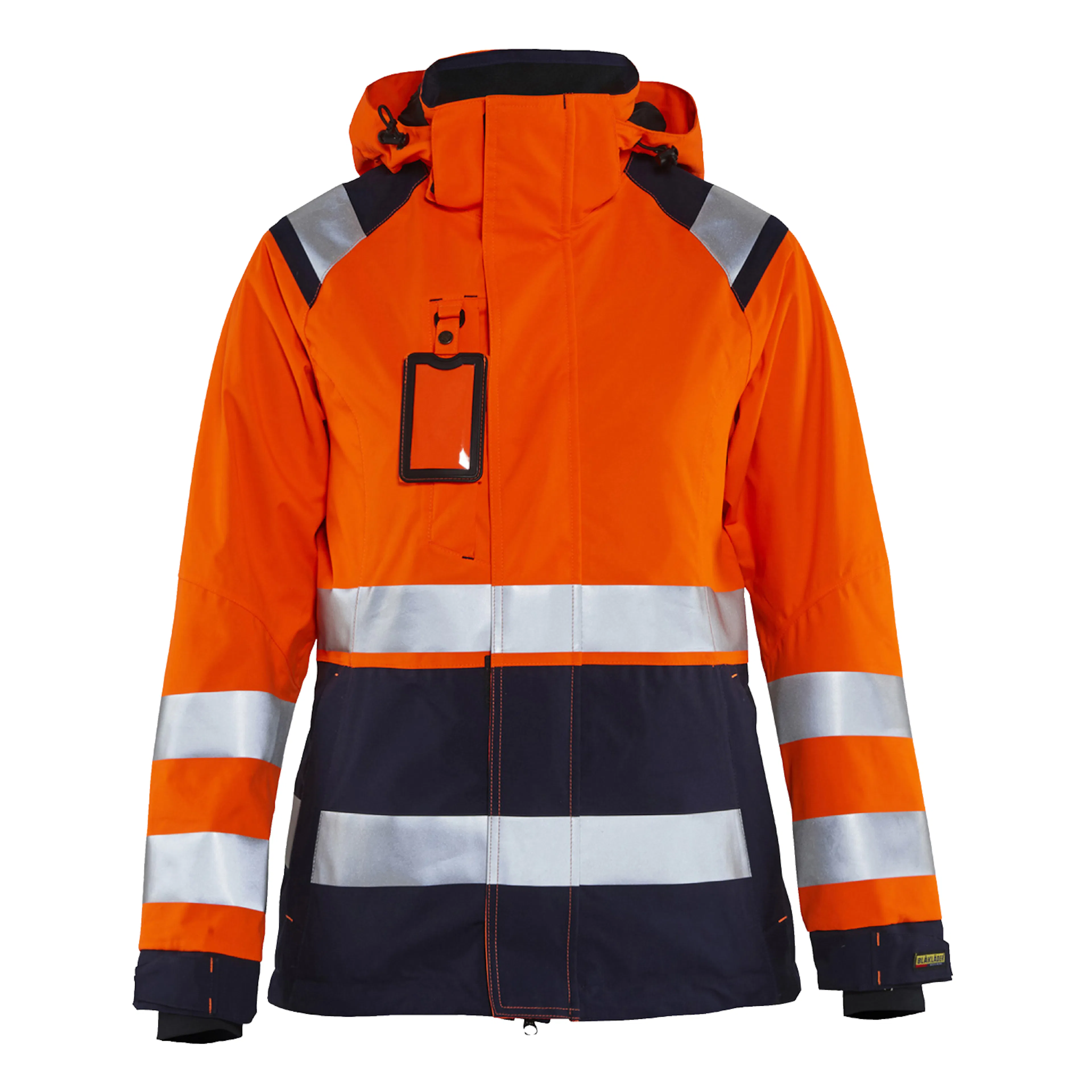 Varselorange/Marinblå