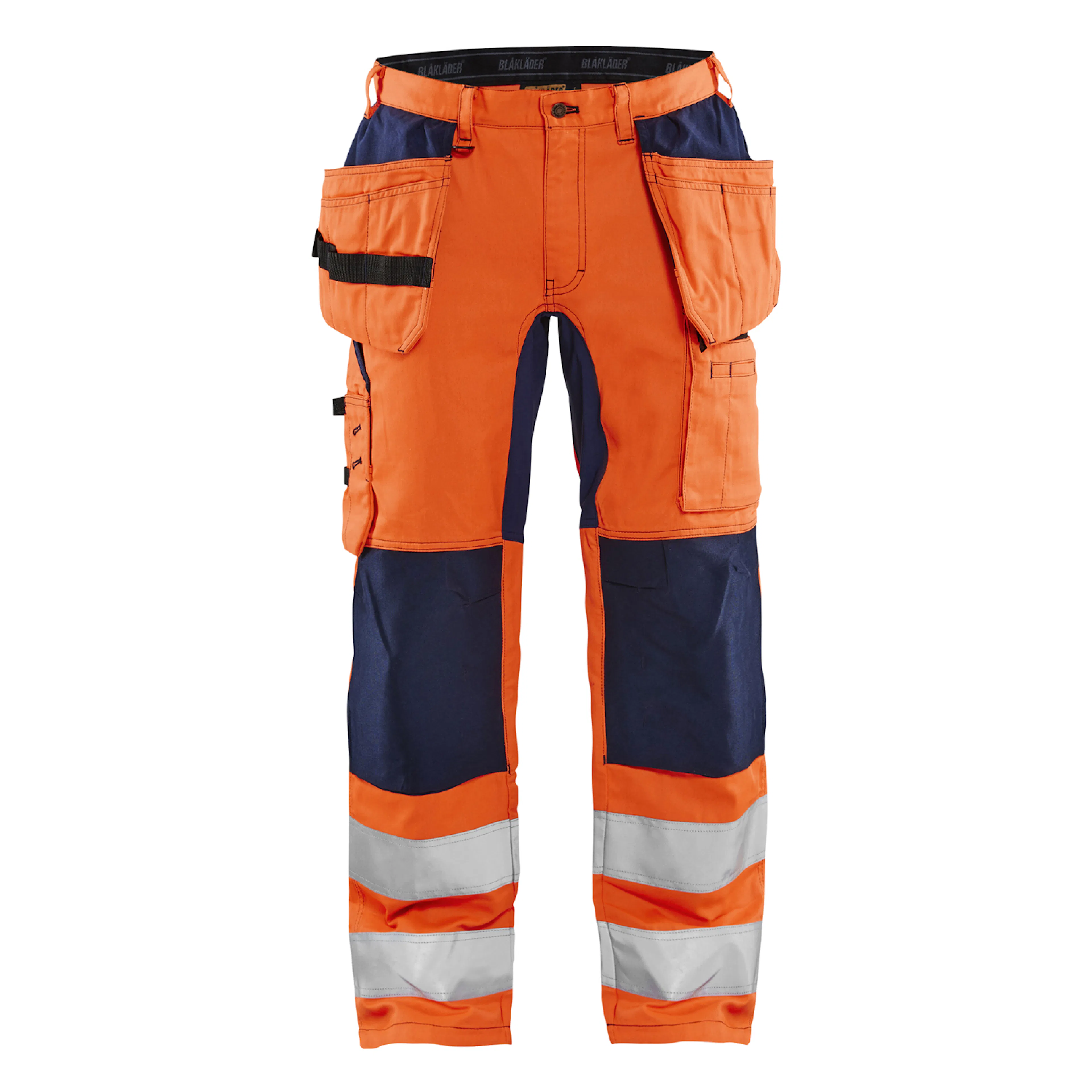 Varselorange/Marinblå