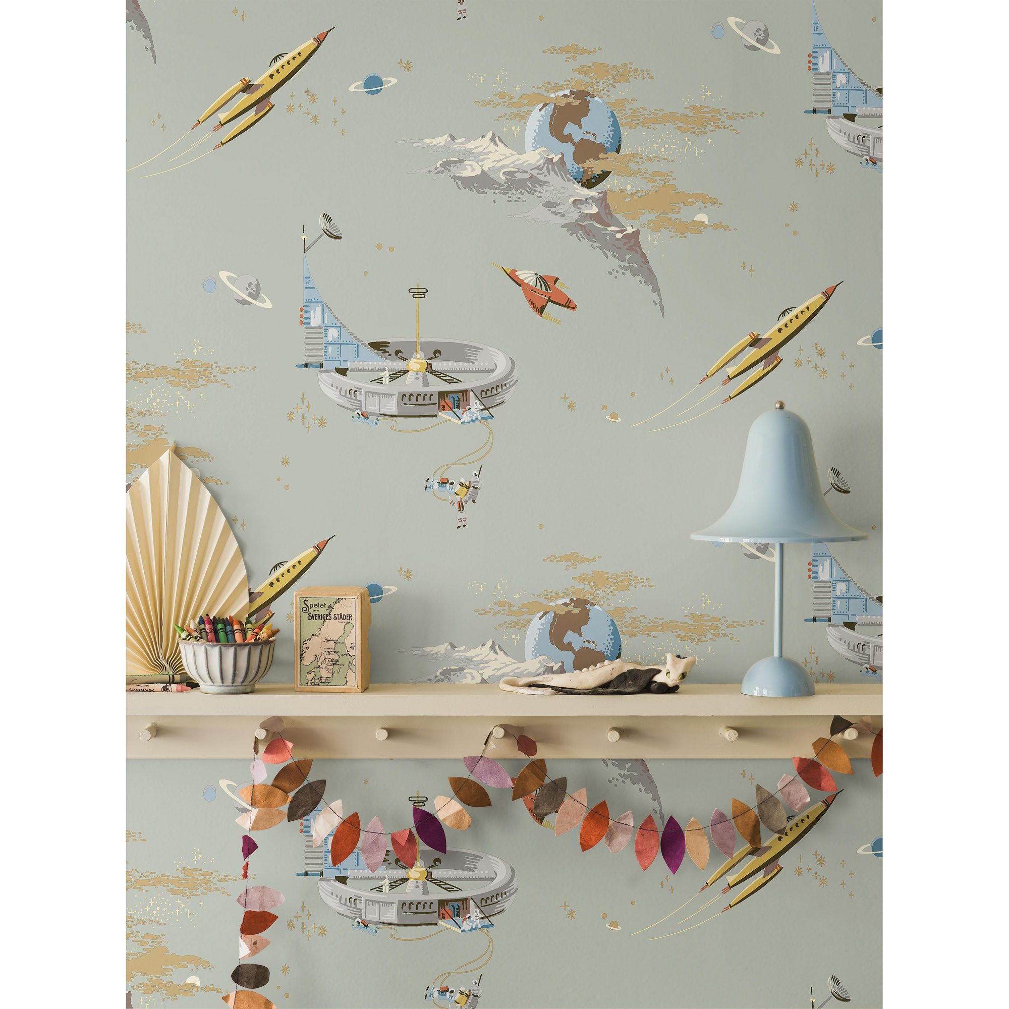 Tapet Boråstapeter Fairyland Space Adventure 8154
