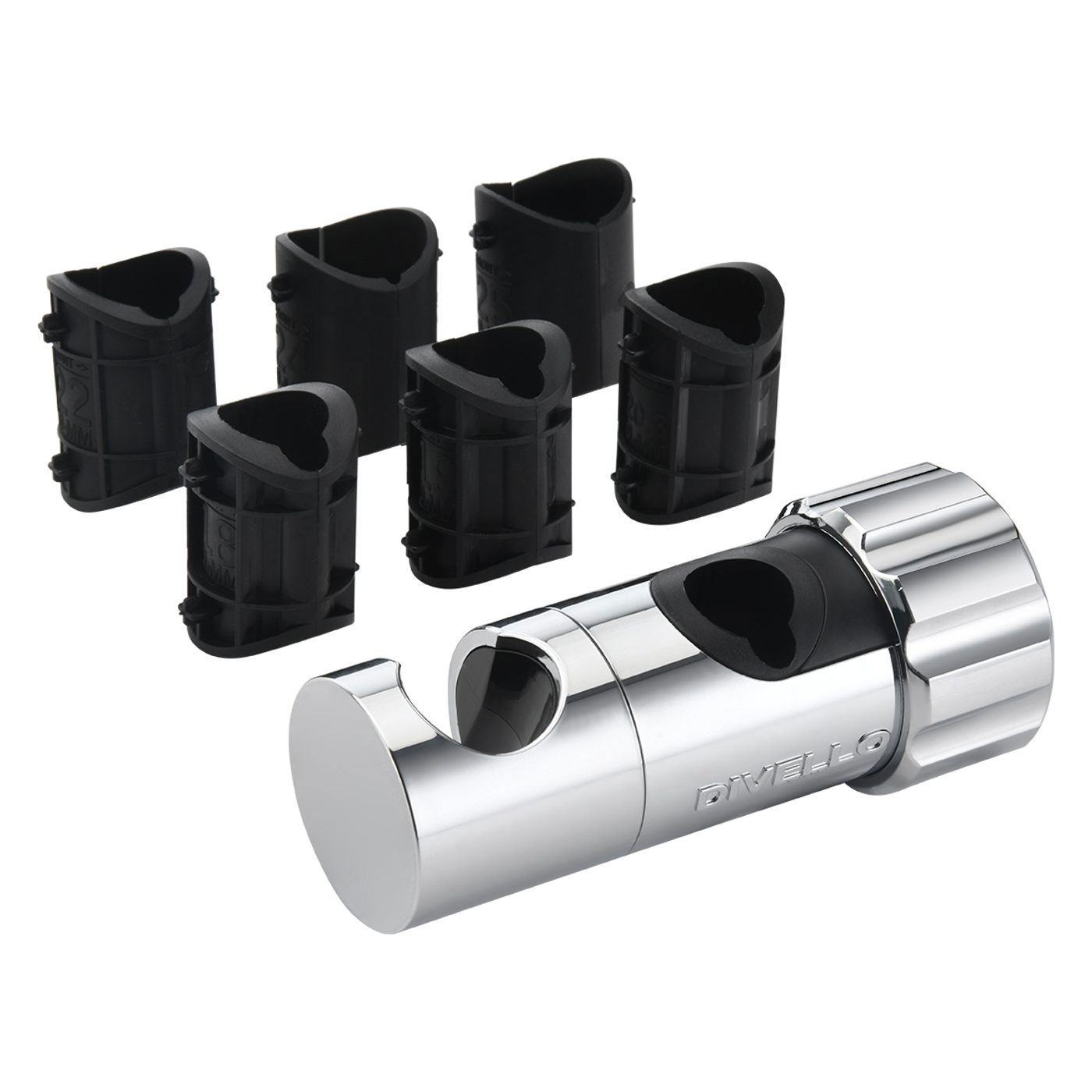 Glider Divello Multi för Duschstång Ø18-25 mm Krom