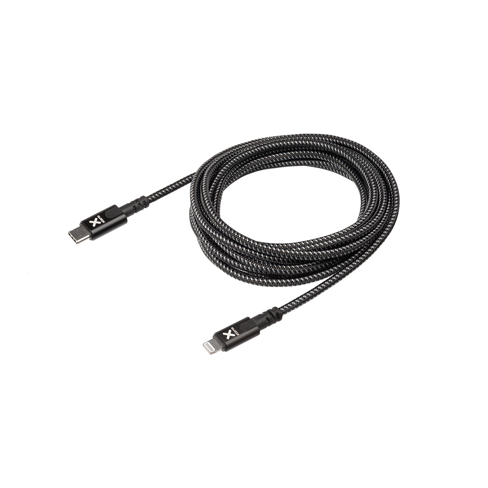 USB-Kabel Xtorm Premium USB-C / Lightning Kabel 1m Svart Svart