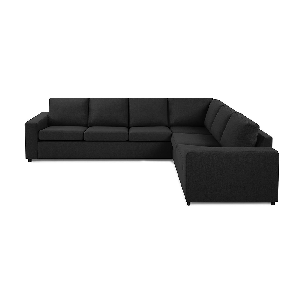 Hörnsoffa Scandinavian Choice Crazy Large Antracit/Korta Svarta Ben