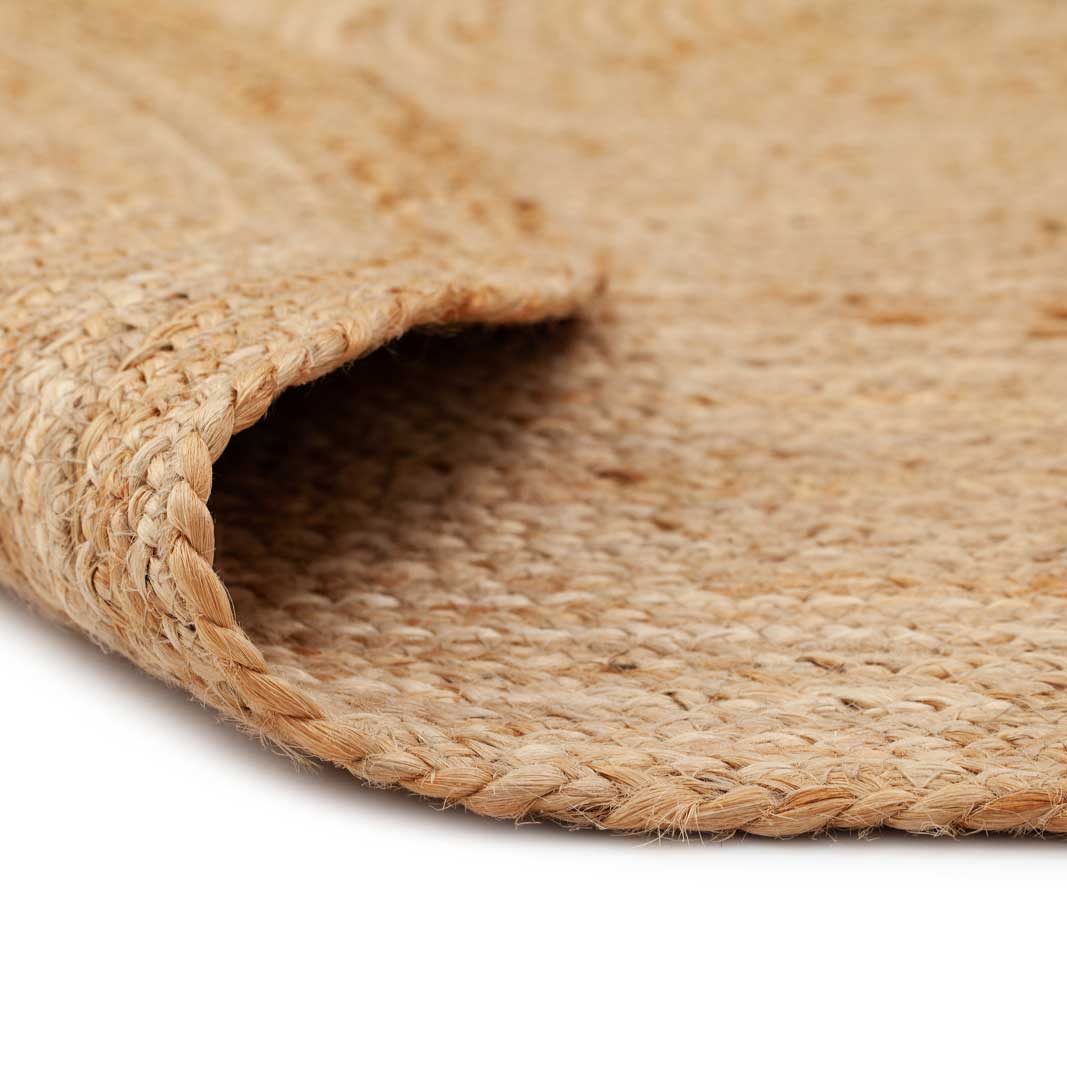 Handvävd Jutematta KM Carpets Jute Nature