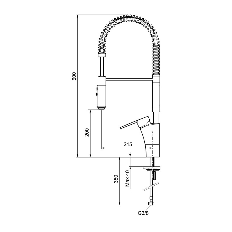 Köksblandare Mora Cera Miniprofi