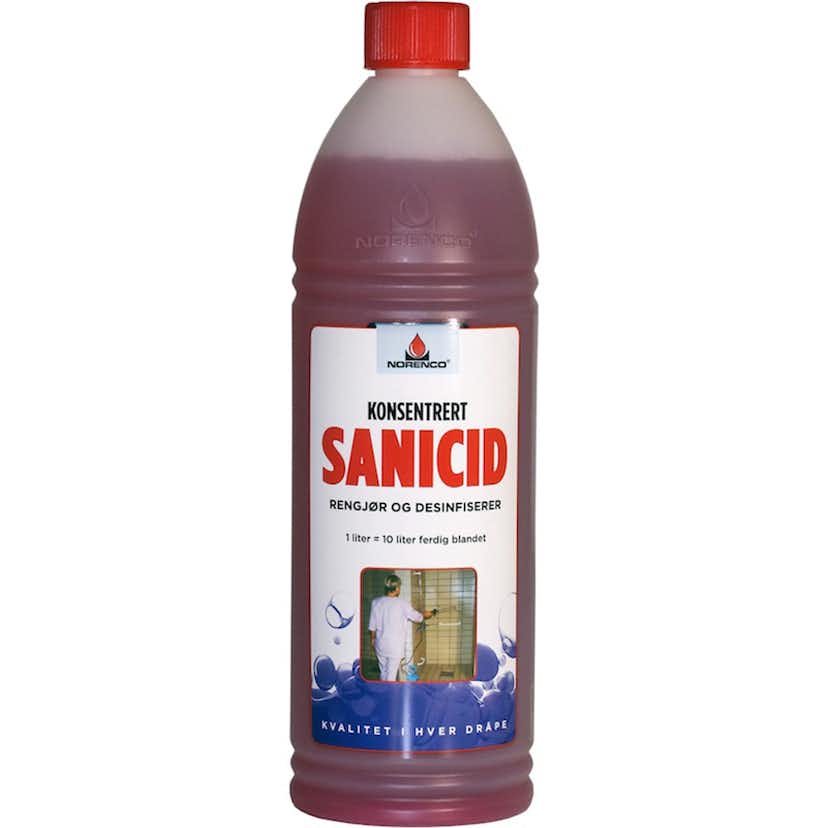 Badrumsrengöring Norenco Sanicid Koncentrat 1 L