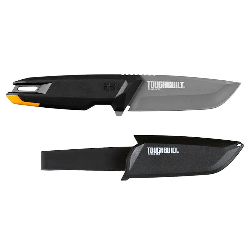 Kniv Toughbuilt Tradesman Svart RF Blad Knivslida