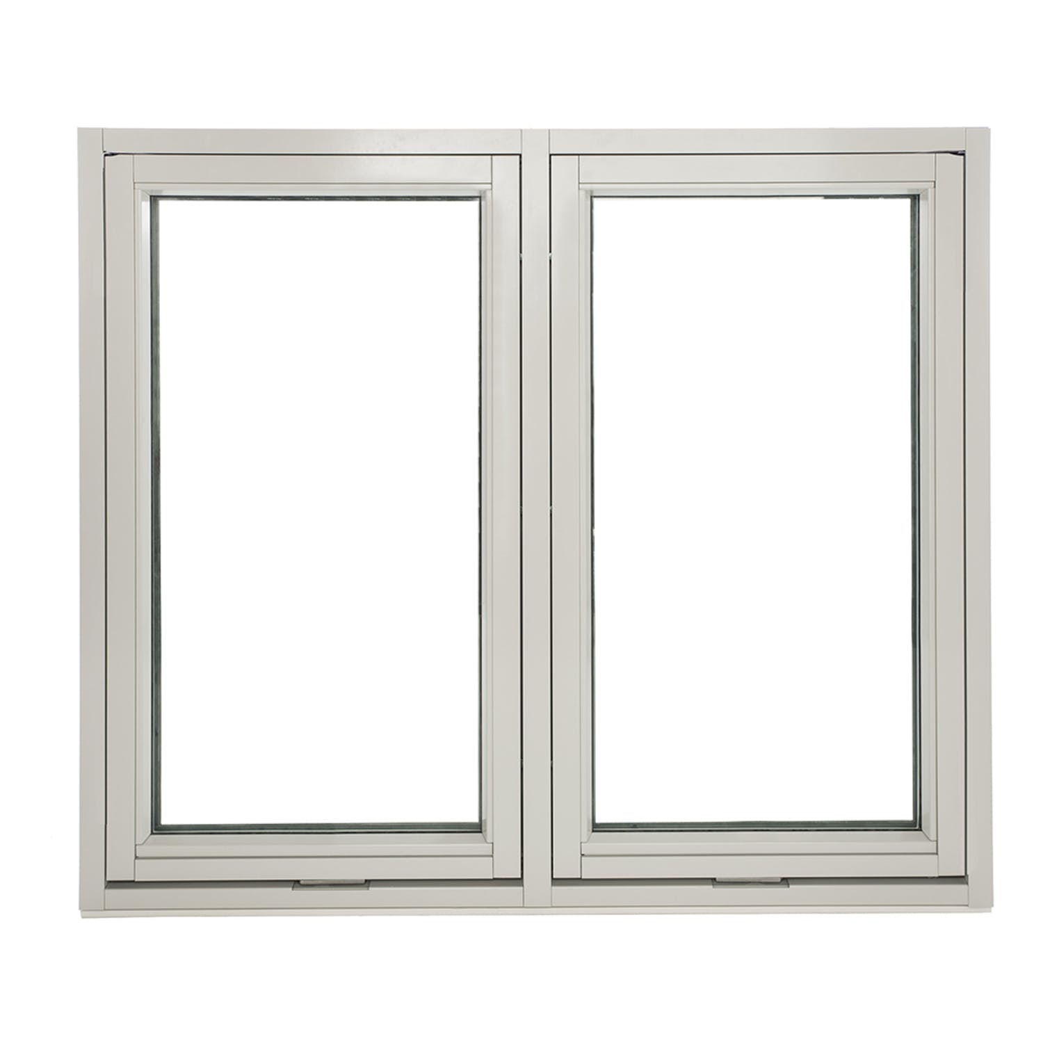 Sidohängt Fönster Nordiska Fönster Norrland Plus 2-Glas Aluminium 2-Luft BxH: 130x140 cm, Antal Luft: 2