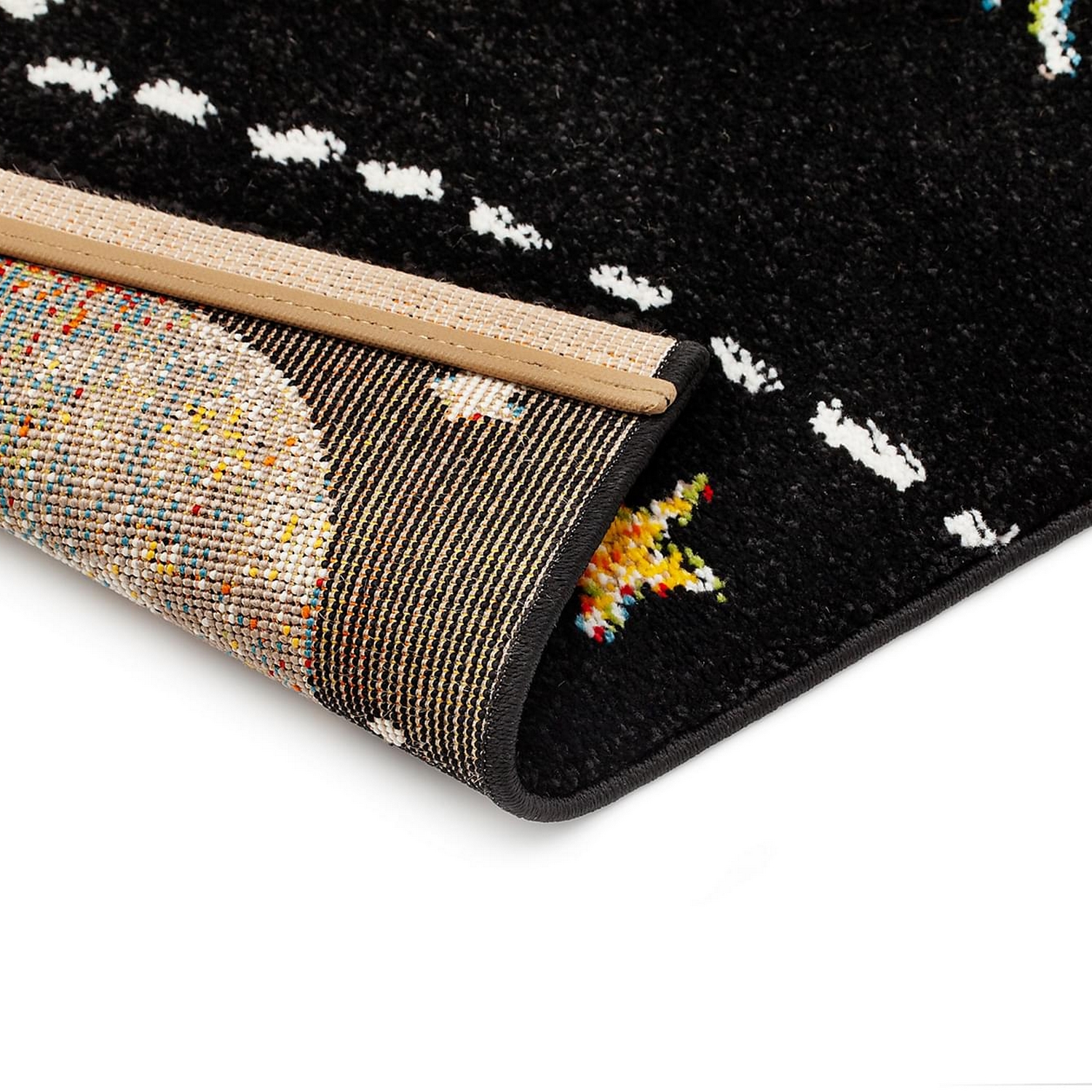 Barnmatta KM Carpets Atlas Space Svart