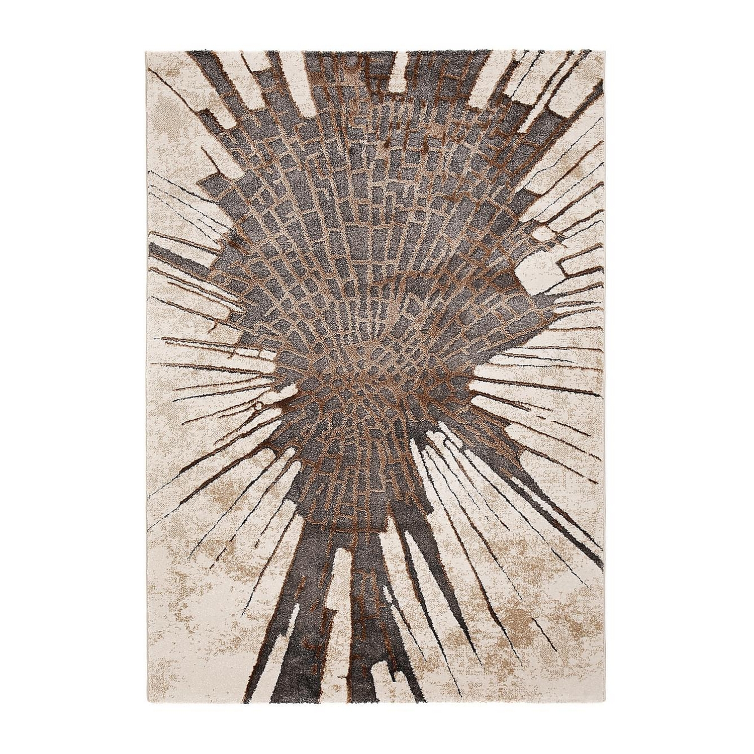 Friezematta KM Carpets Marvel Splash Creme/Koppar Mått: 160x230 cm