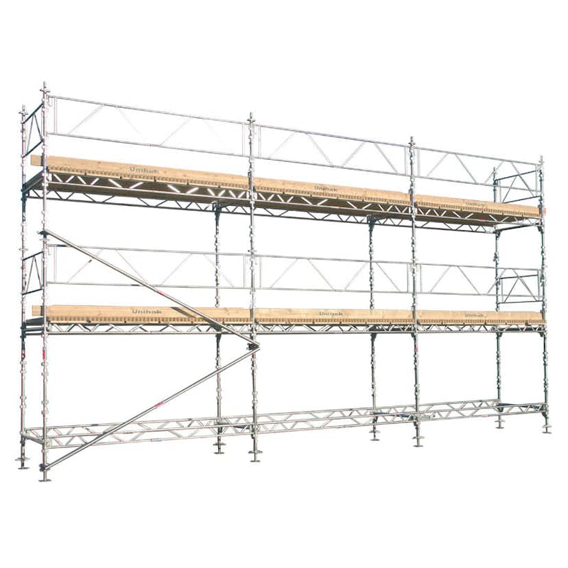 Ställning Komplett Unihak Bredd 9 m, Höjd 4/6 m 2 Bomslag B:6 x D:1,4 x H:4/6 meter
