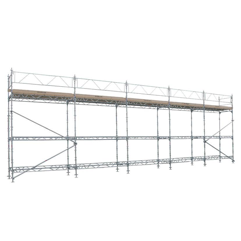 Ställning Komplett Unihak Bredd 15 m, Höjd 6 m B:15 x D:1,95 x H:6 meter