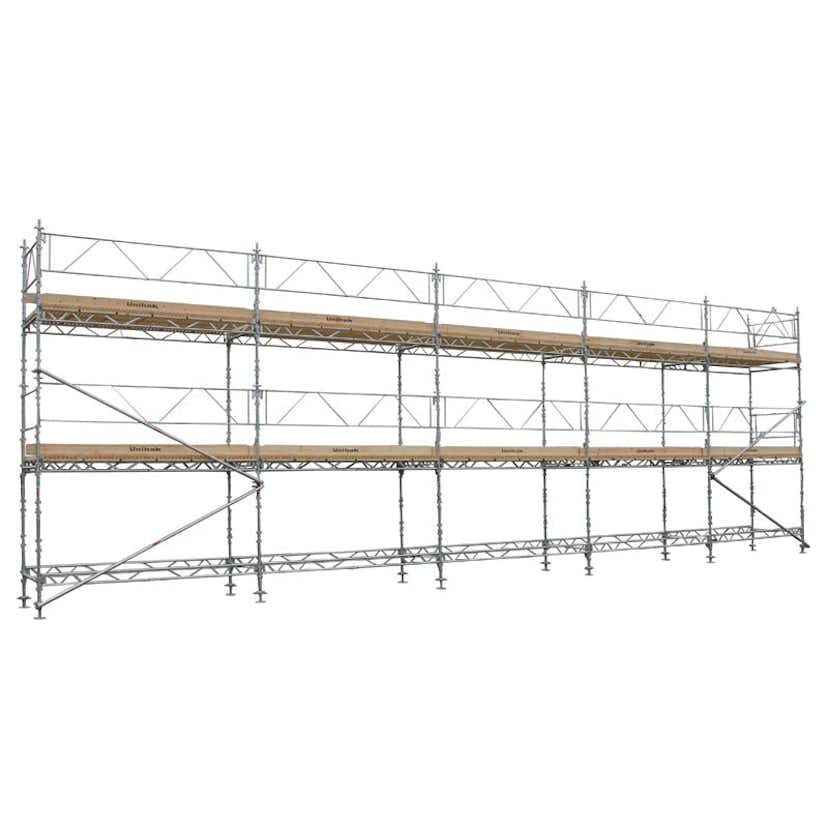 Ställning Komplett Unihak 2 bomlag Bredd 15 m Höjd 4/6 m B:15 x D:1,95 x H:4/6 meter