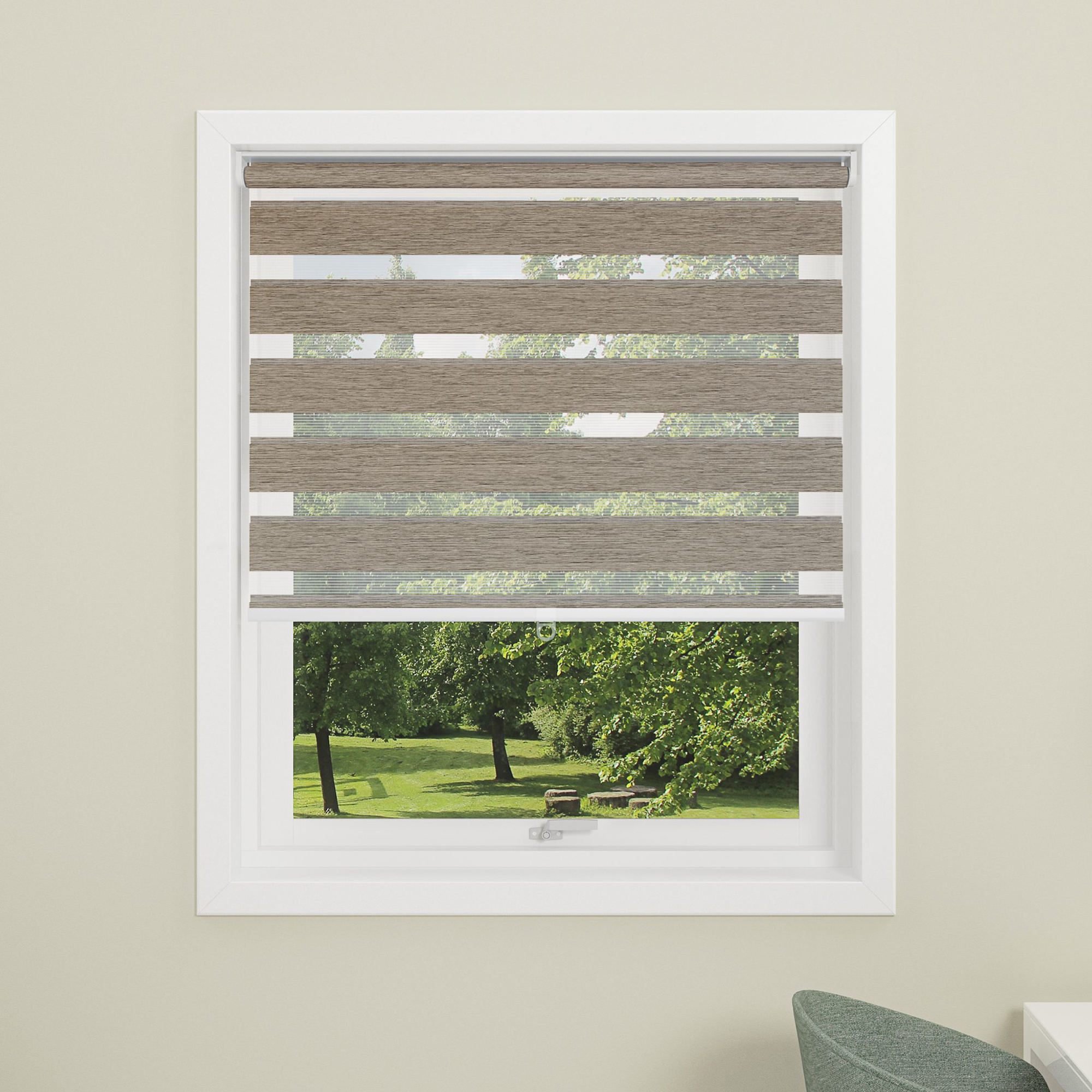 Rullgardin Debel Touch Duo Ljusavskärmande