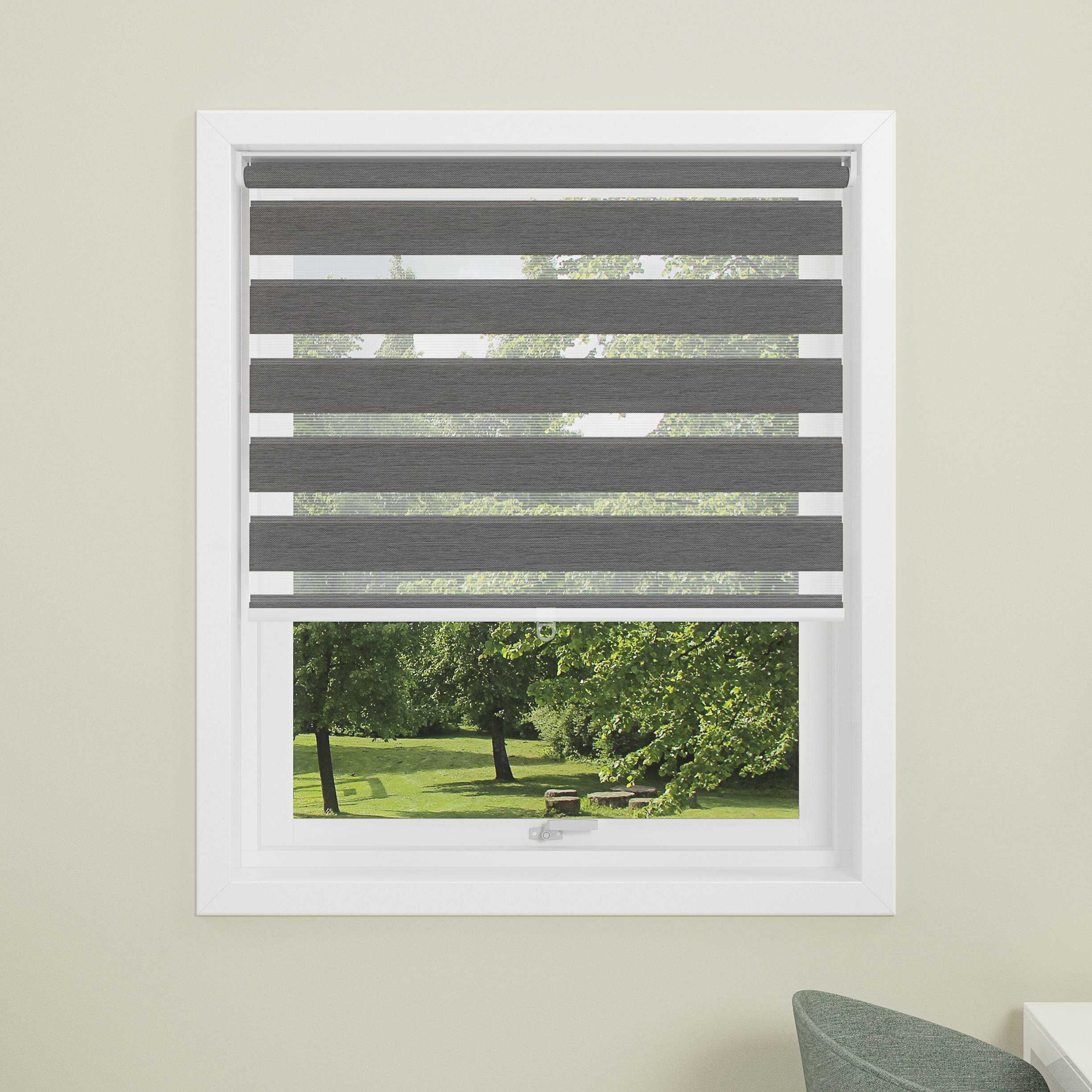 Rullgardin Debel Touch Duo Ljusavskärmande