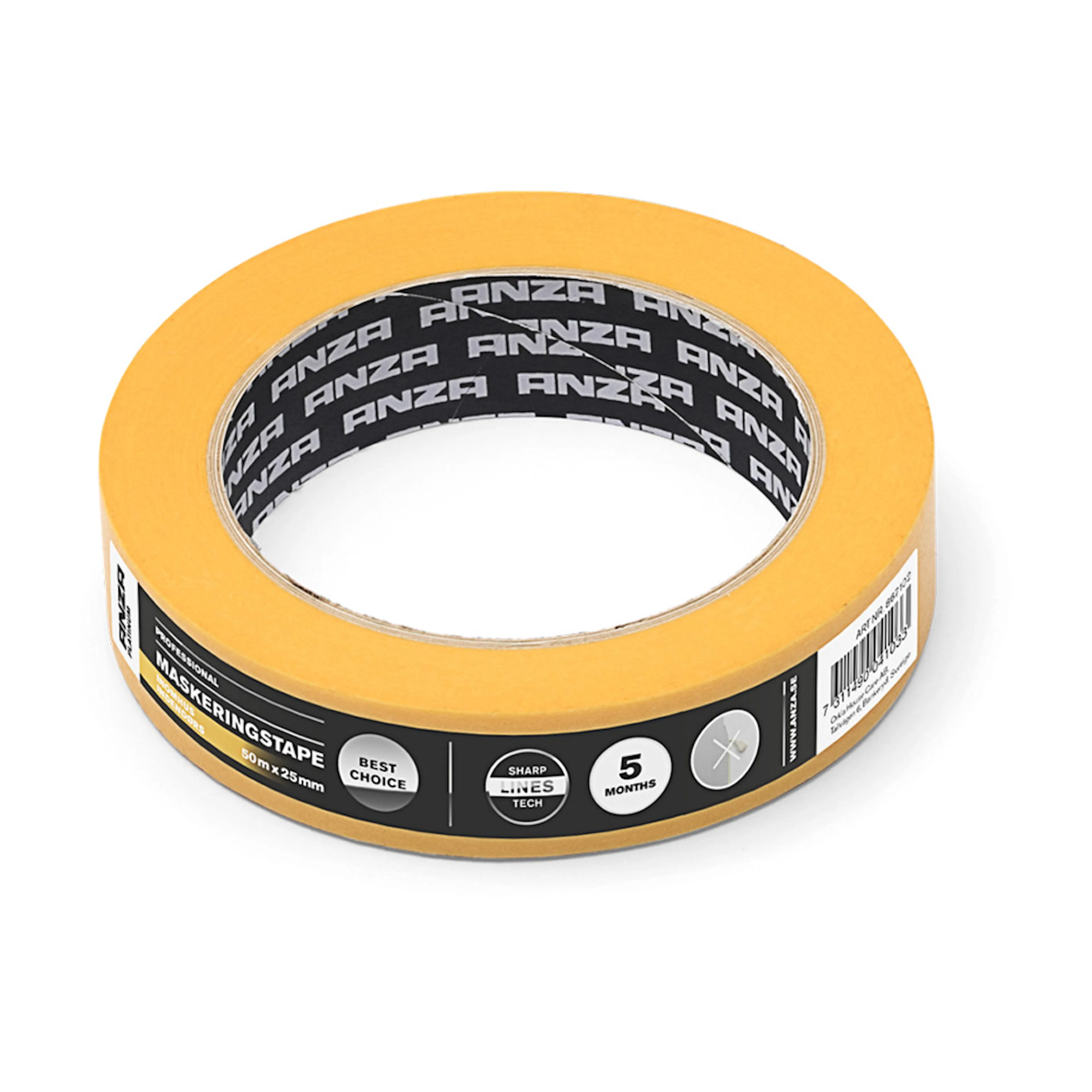 Maskeringstejp Anza Platinum Pro Inne 50 m, 50 mm