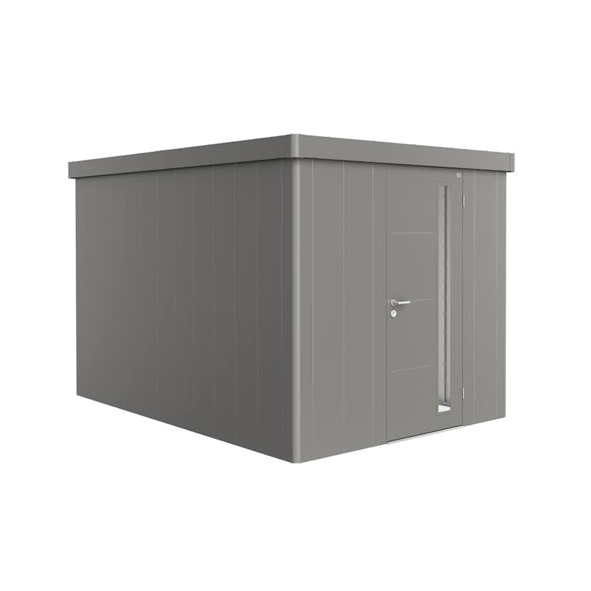 Trädgårdsskjul Biohort Neo 4B med Standarddörr Kvartsgrå