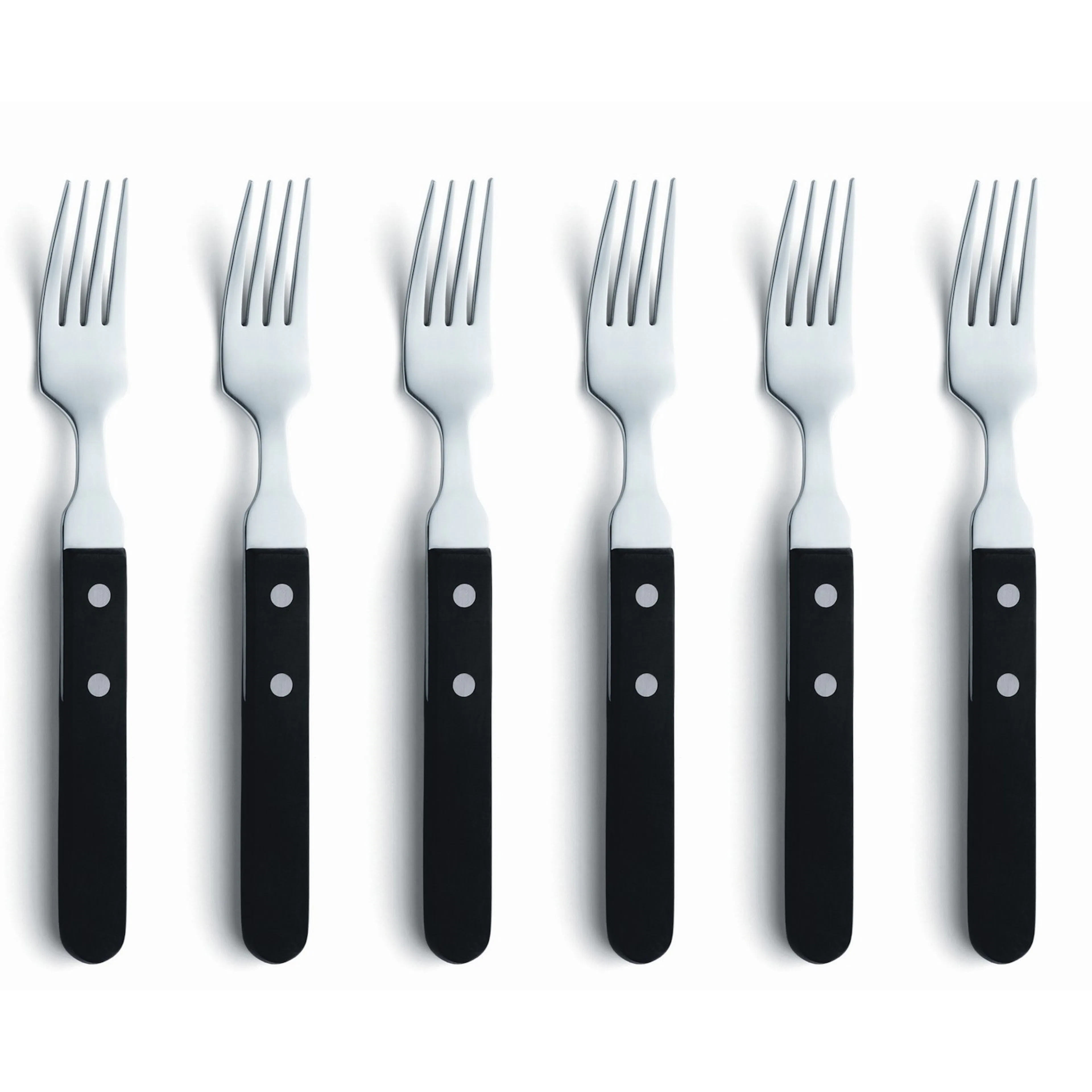 Grillgaffel Amefa Pizza 6-pack Svart