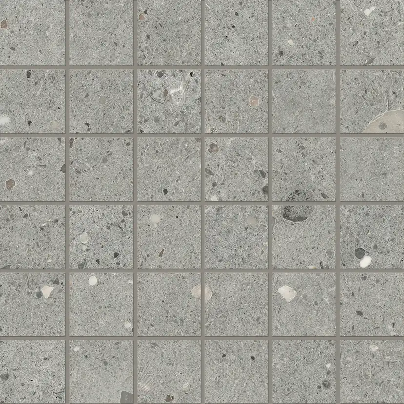 Mosaik Lhådös Slite Grå mosaik 5x5 cm