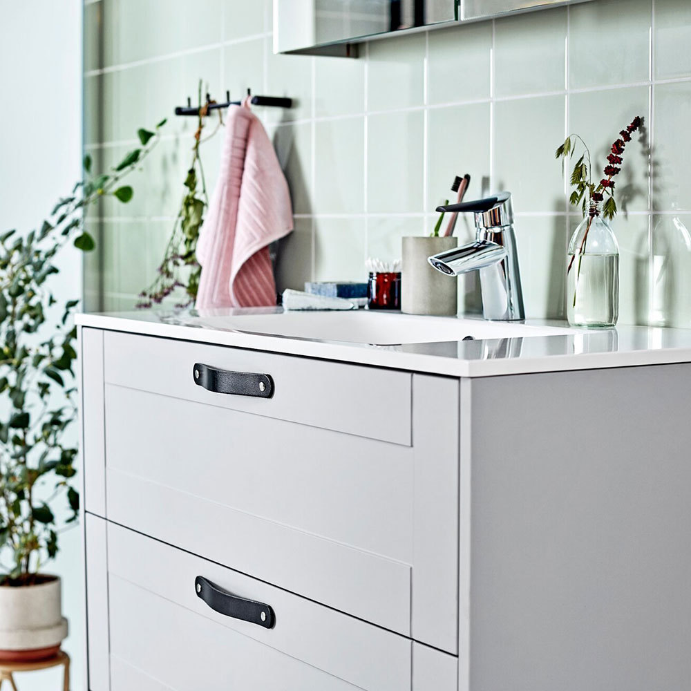 Tvättställsskåp Alterna Gabriella med Porslin Tvättställ