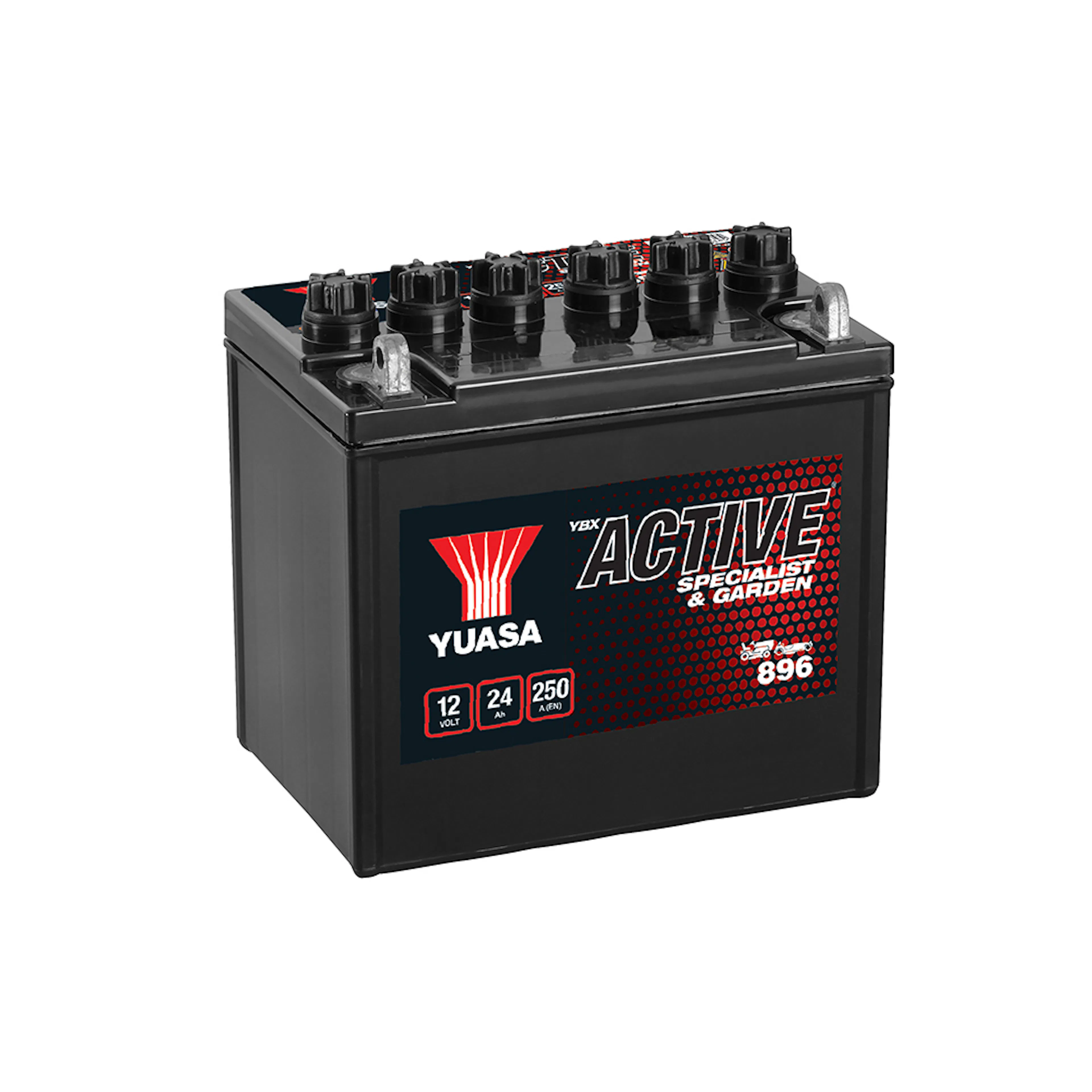Åkgräsklipparbatteri Yuasa 24Ah 250A 896