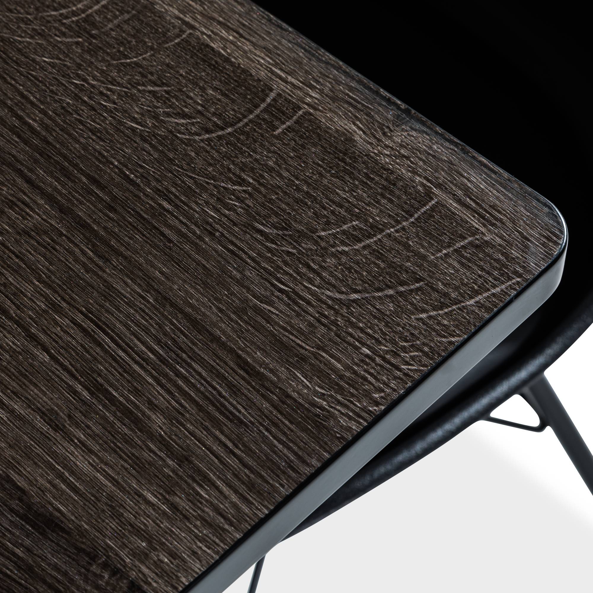 Matgrupp Basic Home Marcelen Rektangulärt Matbord 120 cm med 4 Shell Matstol