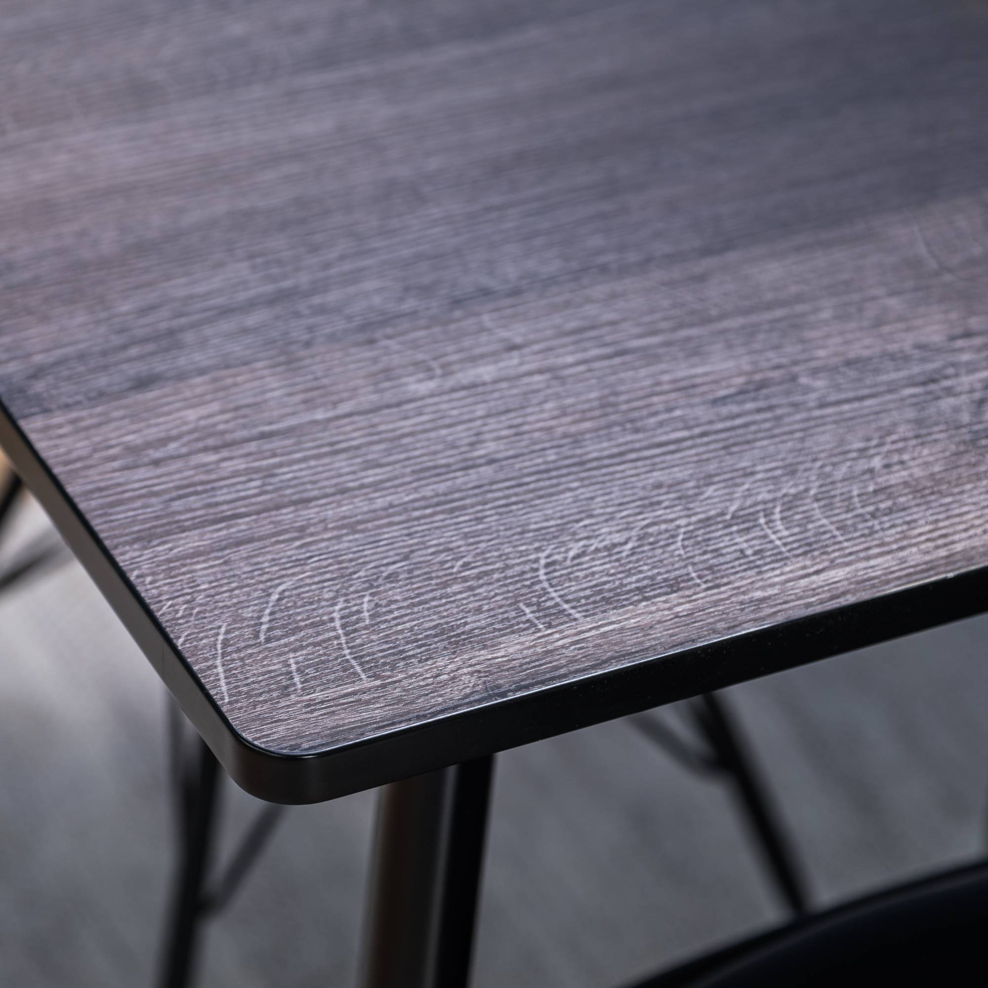 Matgrupp Basic Home Marcelen Rektangulärt Matbord 120 cm med 4 Shell Matstol