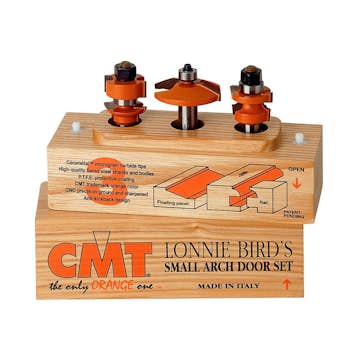 Frässet CMT Orange Tools Luckor 3 delar 12,7-22,2 mm K8