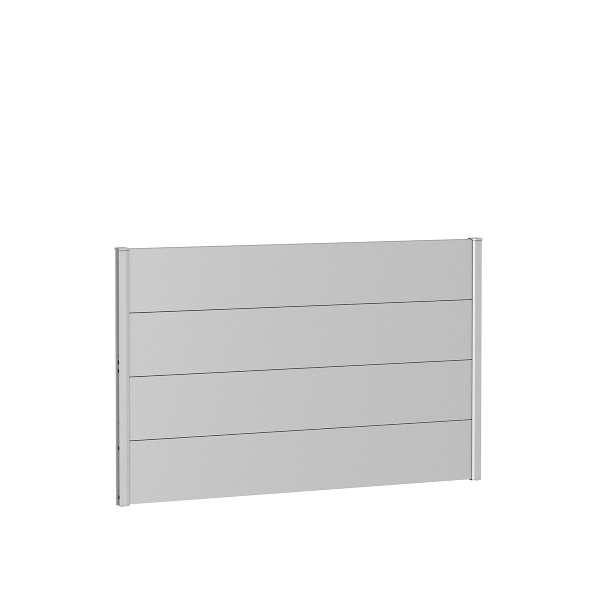 Väggpanel Biohort för Skärmvägg 150x90 cm Silver