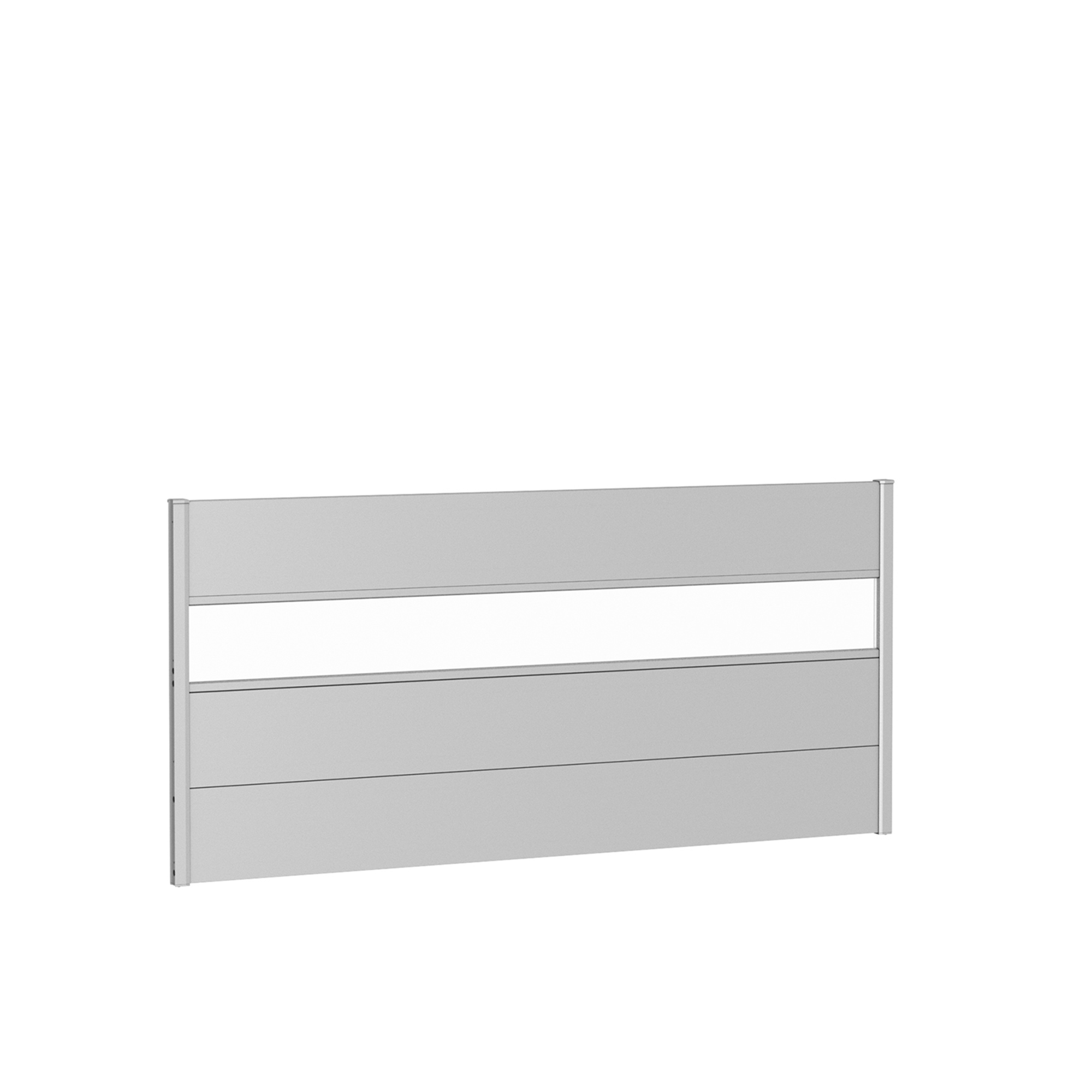 Väggpanel Biohort för Skärmvägg med Akrylglas 200x90 cm Silver